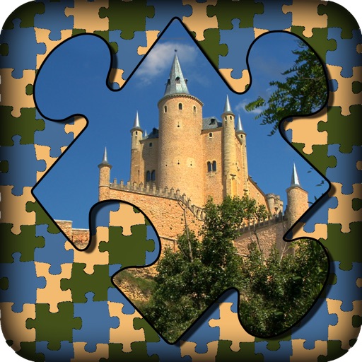 Castles and Churches Living Jigsaw Puzzles and Puzzle Stretch Icon