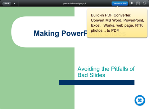 DocAS Lite - PDF Converter, Annotate PDF, Take Notes and Good Reader screenshot 3