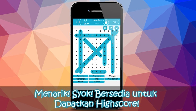 Word Search Indonesia - Puzzle Quiz screenshot-4