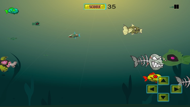 Hungry Zombie Shark Attack Frenzy: Eat the Small Fish Pro screenshot-4