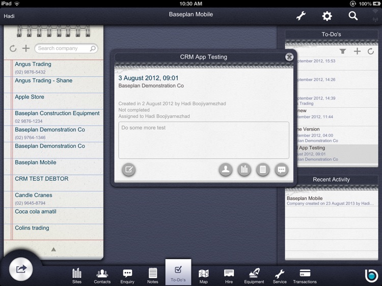 Baseplan CRM