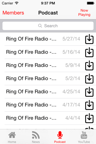 Ring of Fire Radio screenshot 3