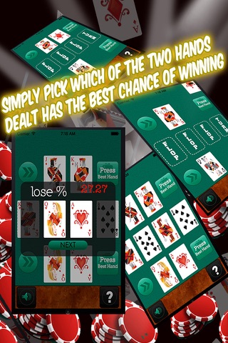 Texas Hold 'em Poker Quiz - Skill Improving Training Quiz to Learn How to Play the Odds and Win Texas Holdem like a Pro! screenshot 4