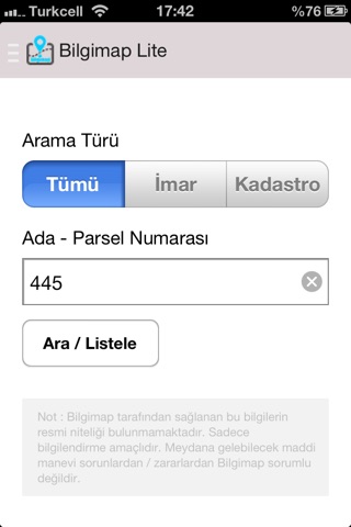 Bilgimap Lite screenshot 3