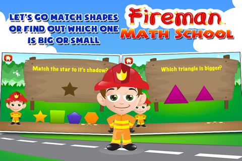 Fireman Math School: Toddler and Preschool Kids Learning Games Free screenshot 4