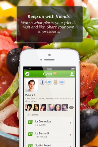 Gvidi, your personal guide to the best restaurants, cafes and bars in the city screenshot 4