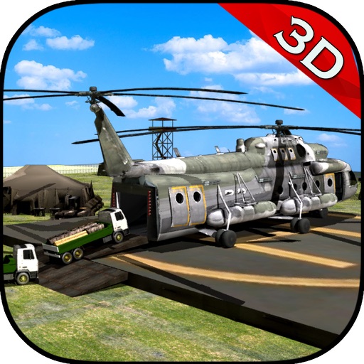 Army Helicopter - Relief Cargo
