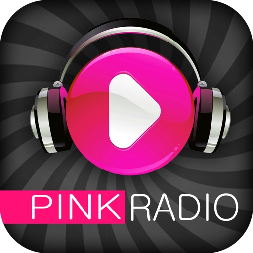 Pink Radio Icon