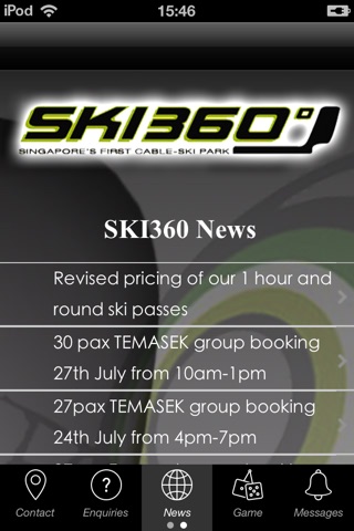 Screenshot of SKI360degree