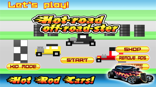 Hot Rod RoadSter PRO : Super tiny Pixel Car race(圖1)-速報App