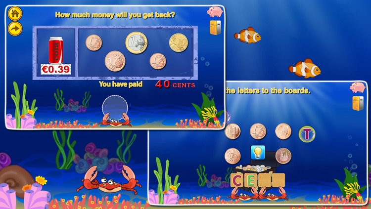 Euro€: Coin Math  educational learning games for kids