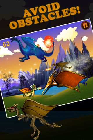 Baby Dragon Fly Racer - Fairy Tail Fantasy Racing Game screenshot 3