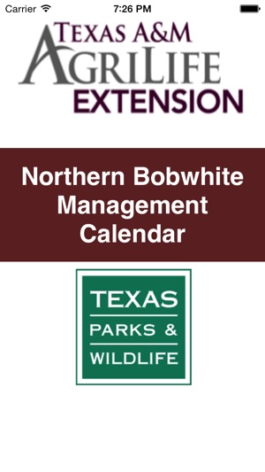 Northern Bobwhite Management Calendar(圖1)-速報App