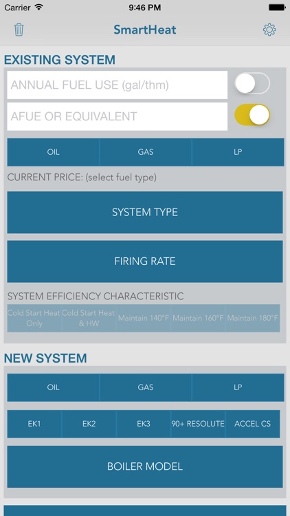 SmartHeat, quick and easy energy savings estimates