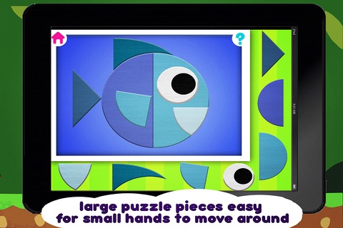 Crea Shape Animal – creative jigsaw puzzle game to learn shapes – app for baby and preschool aged children screenshot 4