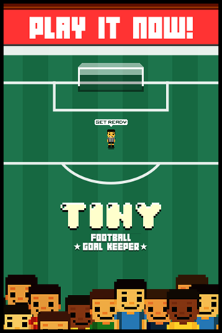 Flick Goalie : A Super Tiny Goalkeeper - Football Games 2014 Free screenshot 3