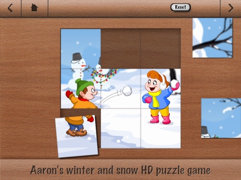 Aaron's winter and snow HD puzzle game screenshot 3