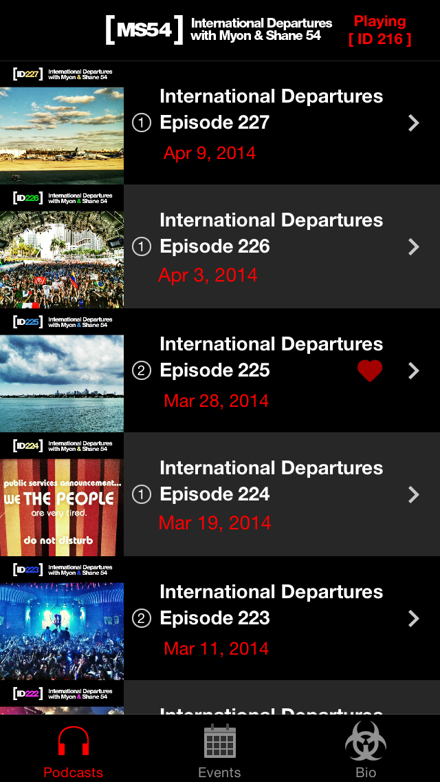 How to cancel & delete Myon and Shane 54 - International Departures from iphone & ipad 1