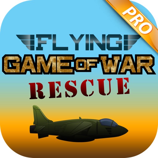 Flying Game of War Rescue PRO - Fast Plane Dodge Icon