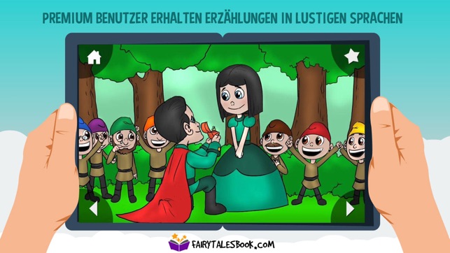 Schneewittchen und die sieben Zwerge - FairyTalesBook.com(圖4)-速報App