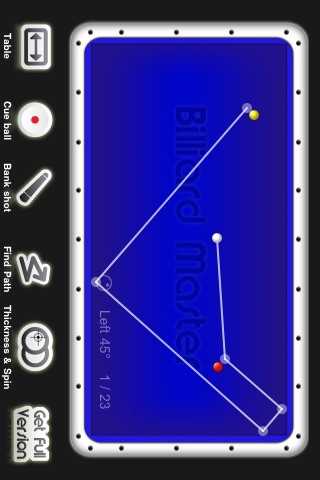 Billiard Master Lite screenshot 3