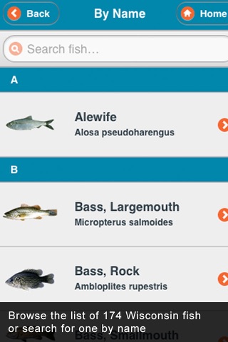 WI Fish ID screenshot 2