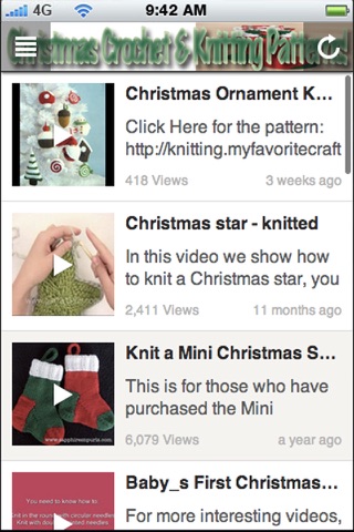 Christmas Crochet & Knitting Patterns! screenshot 4