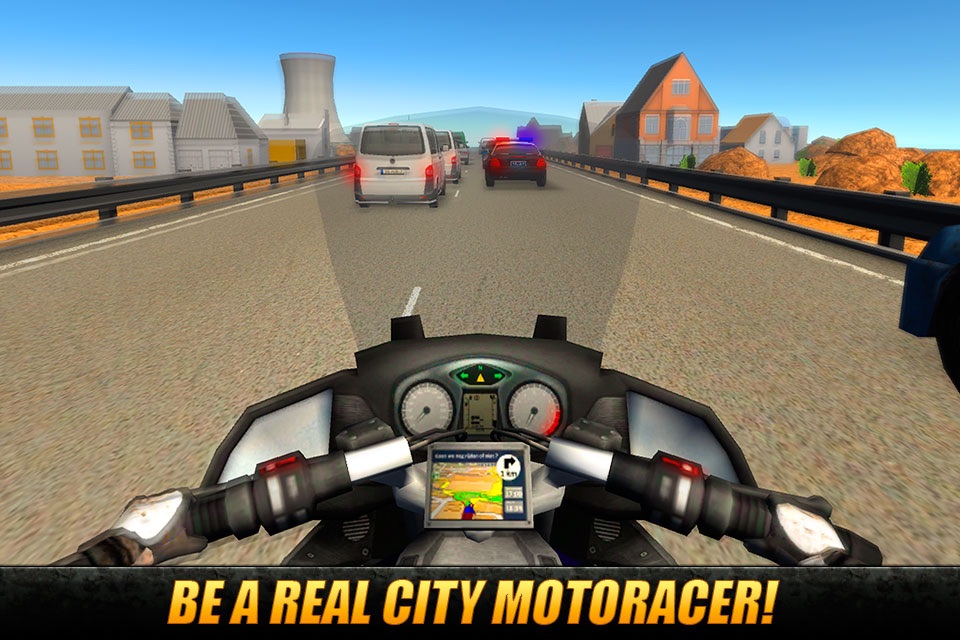 Moto Traffic Rider 3D: Speed City Racing screenshot 4