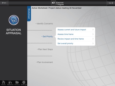 Kepner-Tregoe for iPad Free screenshot 4