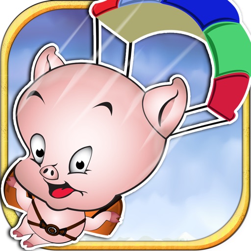 Parachute Pig Rescue: Insane Drop Thrill Game Pro iOS App