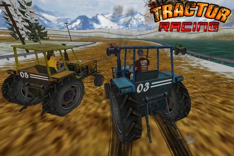 Tractor Racing ( 3D Heavy Monster Truck Race Game on Dirt Track ) screenshot 2