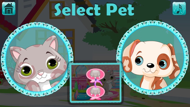 Pets Makeover Salon -Bath,Wash,Dry,Trim Nail and Dress Up! screenshot-4