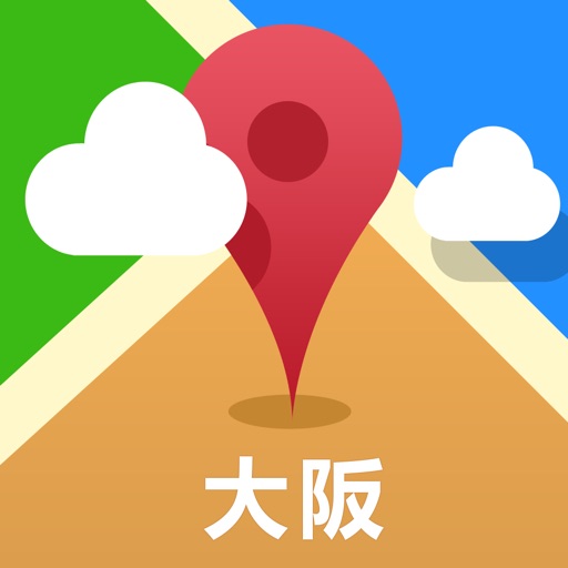 Osaka Offline Map(offline map, subway map, GPS, tourist attractions information) icon