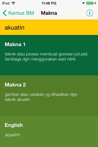 Kamus Serbaguna (Melayu-English-Melayu) termasuk carian ala Silang Kata Bahasa Melayu (BM) screenshot 3