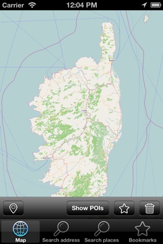 Offline Map Corsica (Golden Forge) screenshot 2