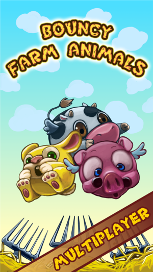 Bouncy Farm Animals Free – Help Your Cow, Piggy And Bunny To(圖1)-速報App