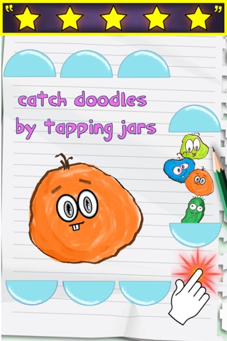 Doodle Catch - Fun Shoot The Bad Guy Game screenshot 2