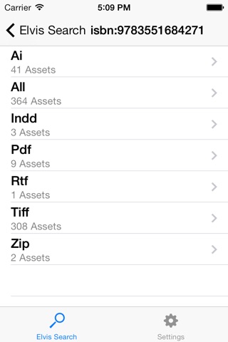 Asset Finder For Elvis DAM screenshot 2