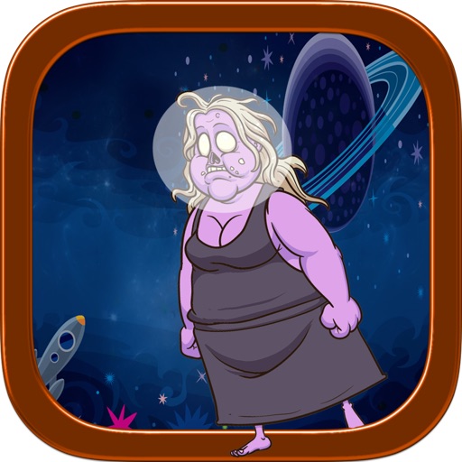Zombie Granny vs. Aliens Outer Space Battle PRO iOS App