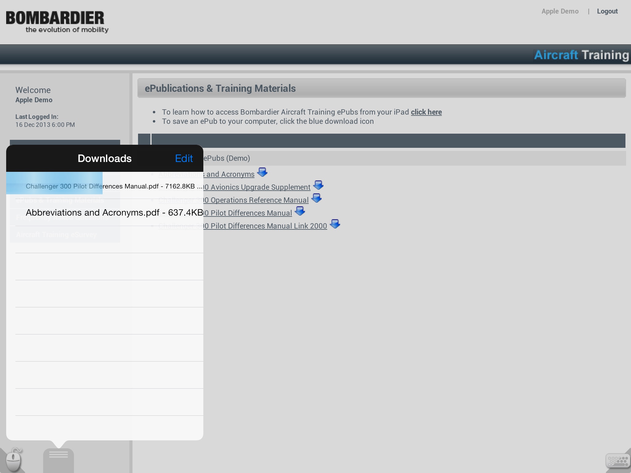 Bombardier Aircraft Training eLearning screenshot 3