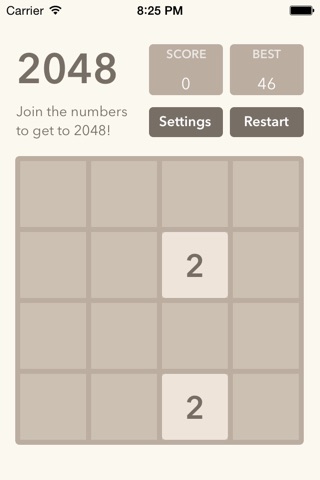 Bricky 2048 - Swipe to make big number screenshot 3