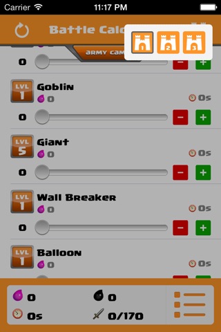 Battle Calculator for Clash of Clans screenshot 3