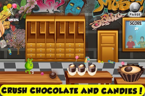 Monsters College Race  - Sweet Candy Mania screenshot 2