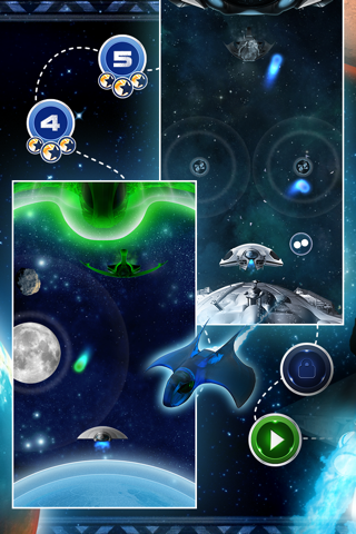 Space Pong HD is a free ping pong game for two that is staged in space, the game about aliens, multiplayer, Arkanoid ping pong; you can play air hockey or tennis for free screenshot 2