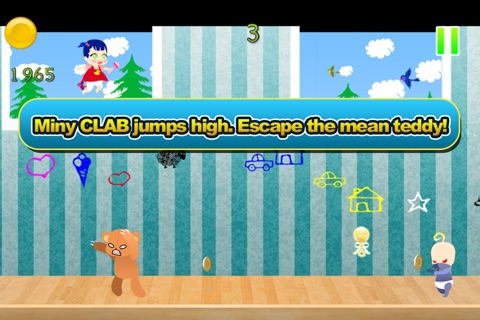 Clash of CLABs Rush - the Run, Race & Jump Cartoon Cute Little Angelic Baby vs Cracked Monsters Free Running, Racing & Jumping iPhone/Ipad Edition Game screenshot 4