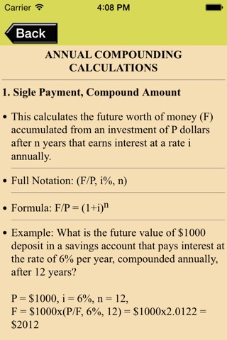 Compound Interest Calculator & Engineering Economy screenshot 2