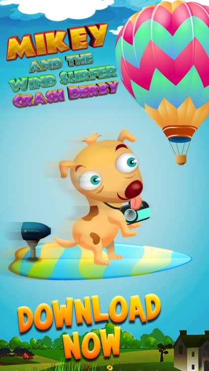 Mikey and the Wind Surfer Crash Derby - FREE Game