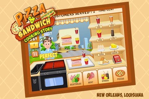 Pizza & Sandwich Cooking Story screenshot 4