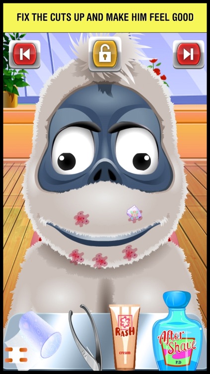 Baby Monster Shave & Makeover Salon - crazy little skin hair doctor shaving spa games for kids