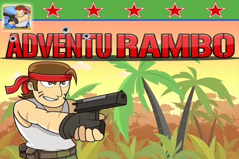 Adventurambo - Jumping Jungle Survival Puzzle Adventure Game screenshot 2